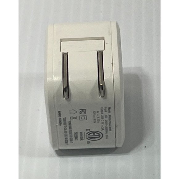 Intertek - USB Power Adapter Wall Charger - USB Port 12w - White - Picture 2 of 7